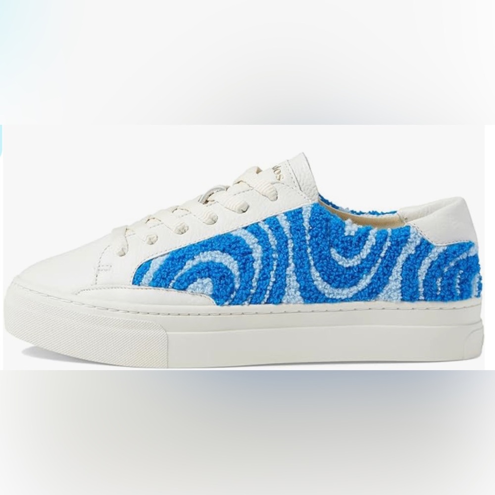 Soludos Women’s Ibiza Platform Psychedelic Spiral Marine Blue Size 7.5 New - Picture 5 of 6